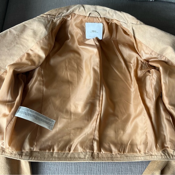 EUC Mango Genuine Suede Moto Jacket XS - Picture 3 of 9